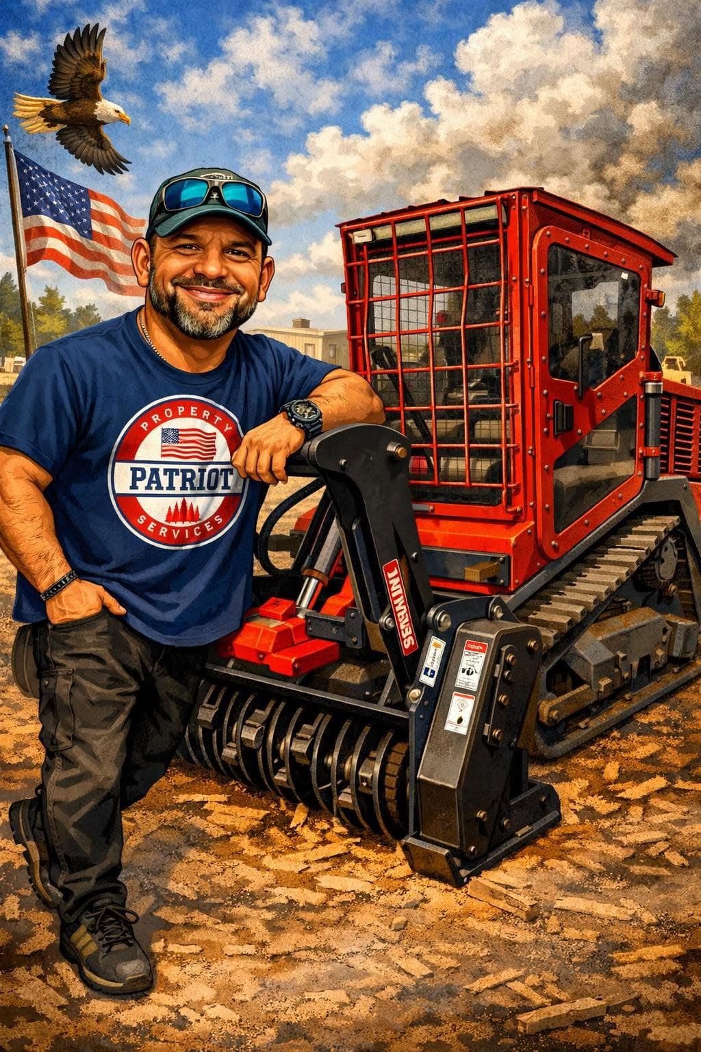 Jason on a Patriot Property Services job site